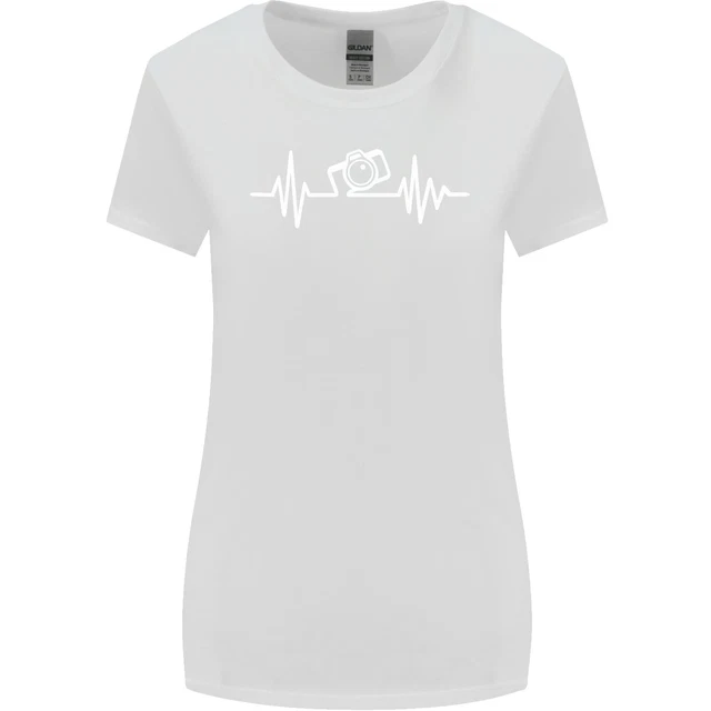 Photography Pulse Photographer ECG Womens Wider Cut T-Shirt