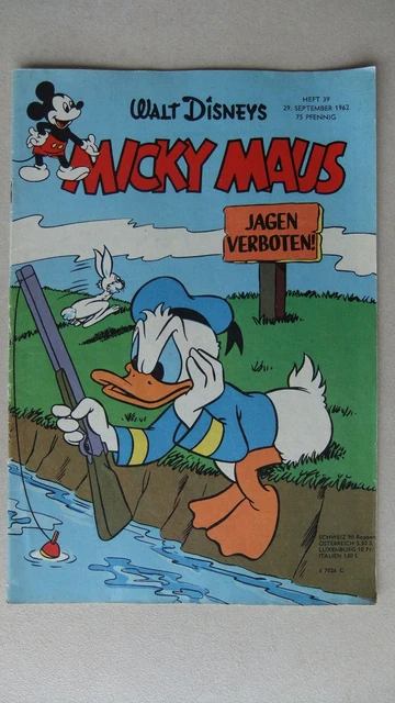 Micky Maus Heft Nr. 39 / 1962