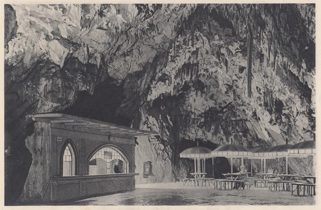 D4551 Slovénie - Grotte Postojna - L'Bureau Poste Souterrain - 1935 Imprimé