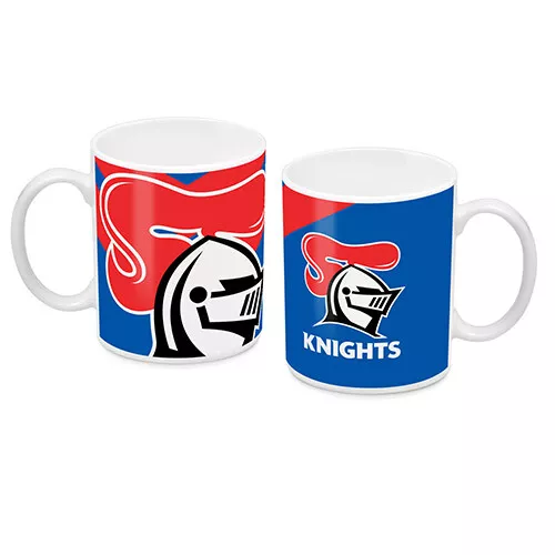 Newcastle Knights NRL TEAM Ceramic Coffee Mug Cup Man Cave Bar Fathers Gift