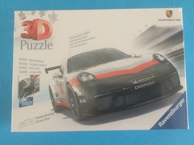 Ravensburger 3D - Puzzle 911 GT3 Cup - 917 Salzburg | Rot | One Size