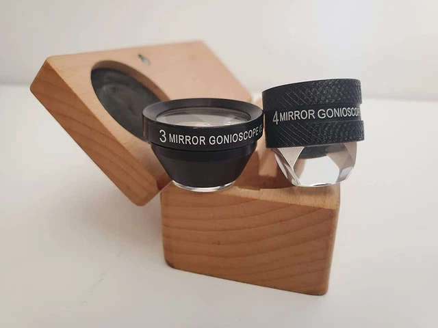 Objectif Gonioscope Miroir 3 Et 4 Pour Examen De L'angle Irido-cornéen - Neuf, Livraison Incluse