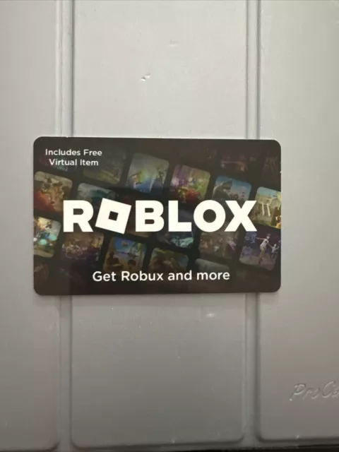 4 $25 ROBLOX Gift Cards : FREE SHIPPING! Physical Card Delivery $65.00 -  PicClick