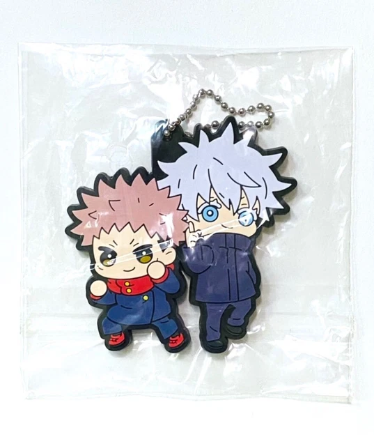 YUJI ITADORI & Satoru Gojo Rubber Strap Charm Jujutsu Kaisen Authentic