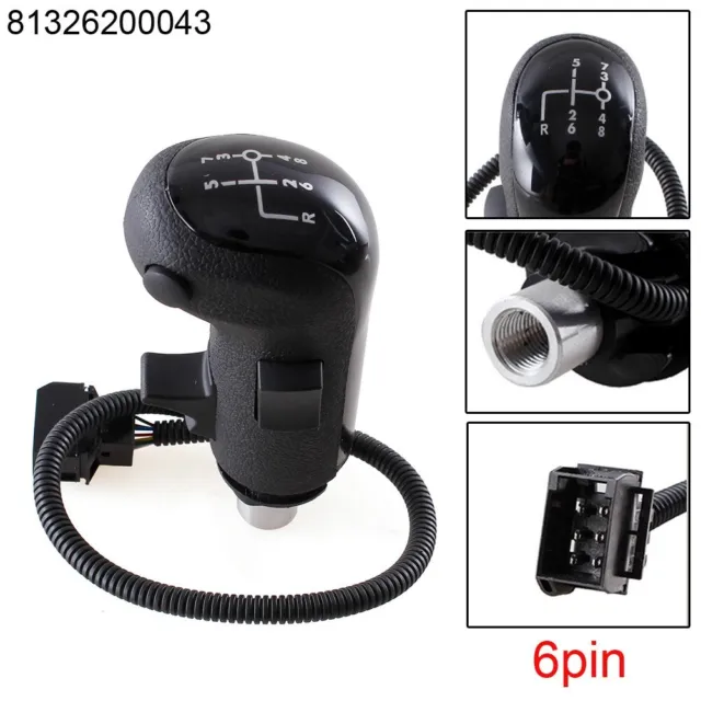 Easy Replacement for Your Old Knob 6Pin 8 Speed + R Electric Gear Shift Knob