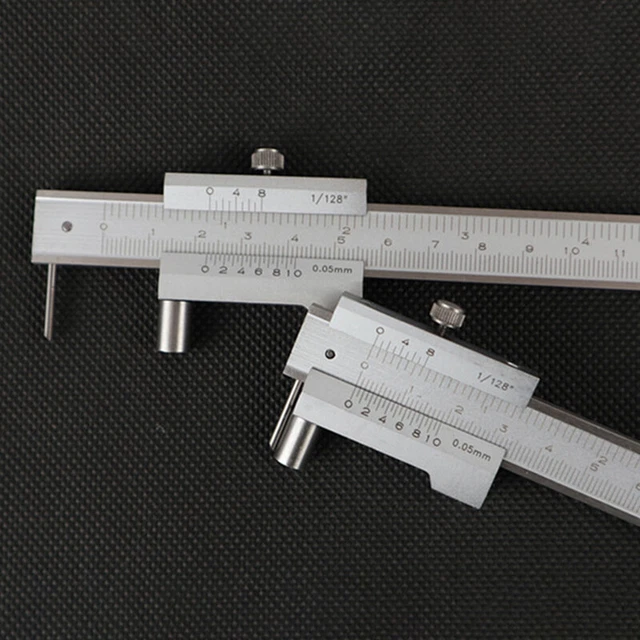 0-200mm Marking Vernier Caliper With Carbide Scriber Parallel Marking Gauging