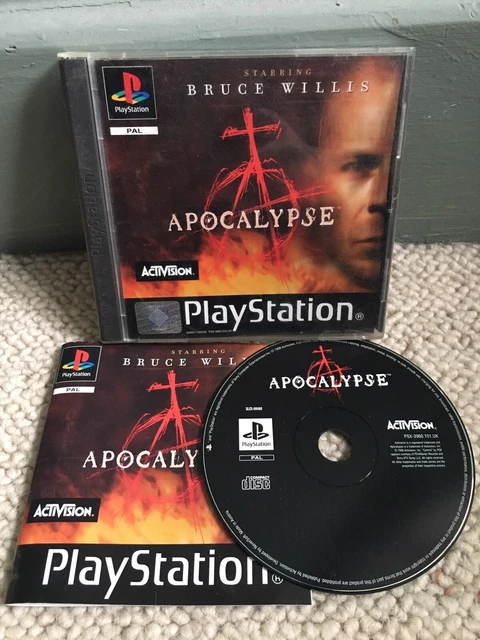 BRUCE WILLIS APOCALYPSE Sony Playstation PS1 Complete With Box BRUCE WILLIS APOCALYPSE Sony Playstation PS1 Complete With Box