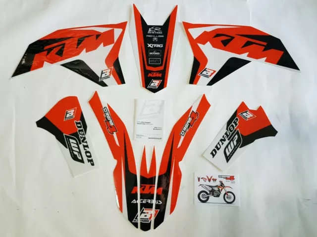 Kit Adesivi Grafiche Graphics Stickers Blackbird Ktm Sxf 250 450 505 2009