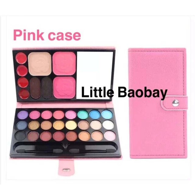 Girls Princess Pretty Makeup Set Pink Sparkling Make Up Children Kit Gift AU