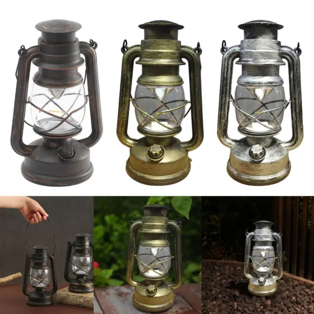 Lampe de lanterne à huile de style rétro veilleuse de lanterne portative pour