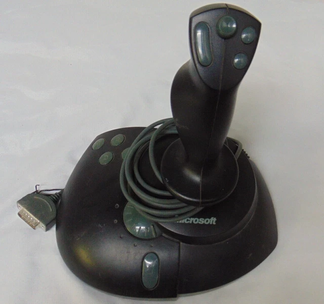 MICROSOFT SIDEWINDER 3D Pro Plus Joystick Flight Stick PC Controller MICROSOFT SIDEWINDER 3D Pro Plus Joystick Flight Stick PC Controller
