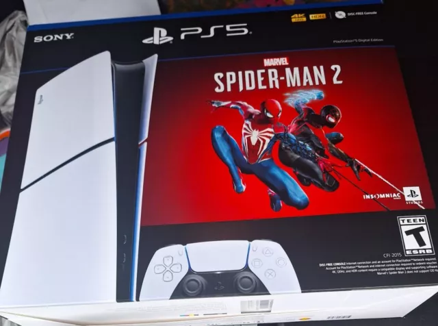 PlayStation 5 Slim Console Marvels Spider-Man 2 Bundle