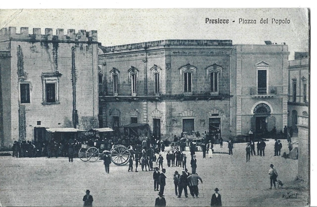 Cartolina- Presicce - Piazza Del Popolo