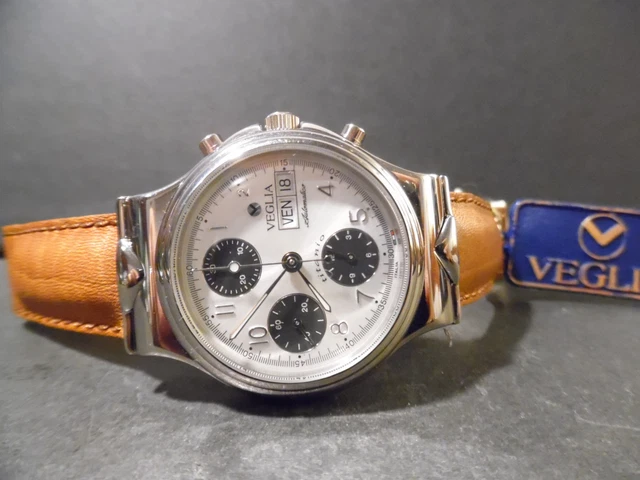 Veglia Cronografo Cassa Valjoux 7750 Orologio Cronografo VEGLIA