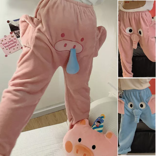 Elephant Trunk Pajama Pants Men,elephant Pajama Pants,cartoon Pajama Pants  Funny