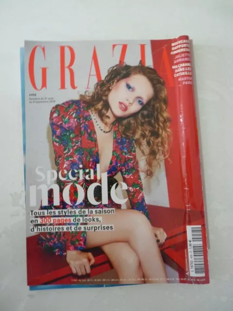 Magazine mode fashion GRAZIA french #458 aout 2018 special mode