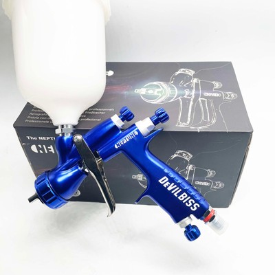 Devilbiss Spray Gun HVLP Neptune 110b Blue 1.3mm Nozzle Car Paint Tool Pistol