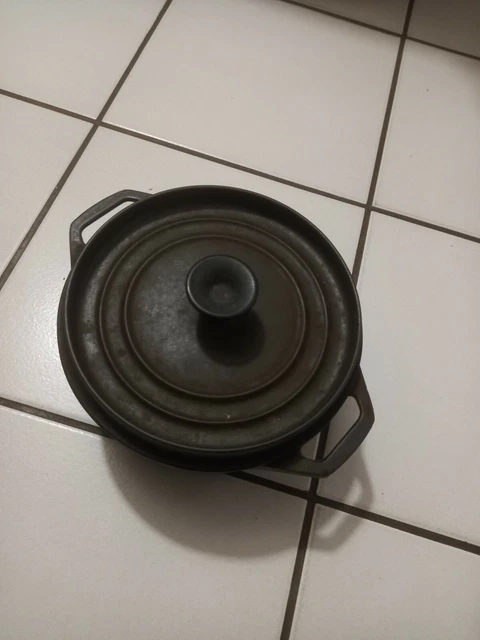 ANCIEN CHIFFRE / Numéro 7 En Fonte à Décor De Fleurs Vintage Déco