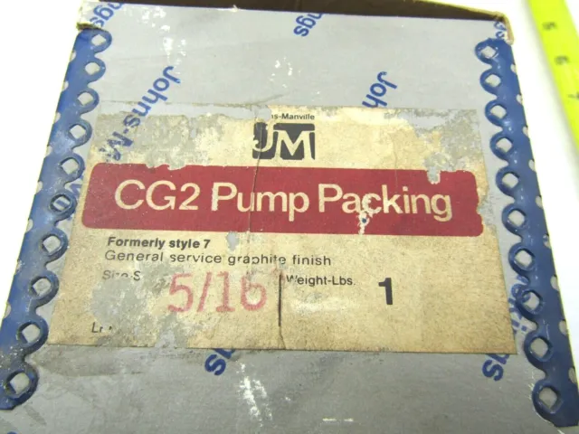 Johns-Manville CG2 Pump Packing 5/16