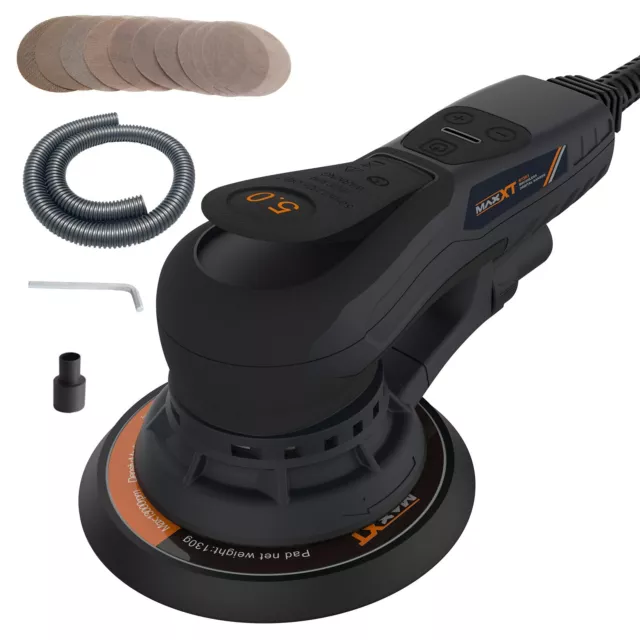 MAXXT Brushless 350W 5.0mm Random Orbital Sander Electric Corded Machine