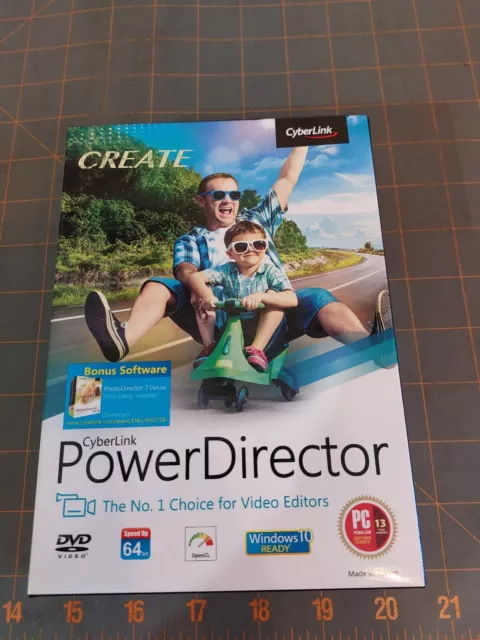 Cyberlink PhotoDirector 7 PowerDirector 2018 Sealed