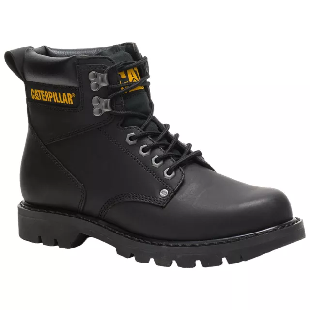 2024 Caterpillar Mens Second Shift Waterproof Work Boots Slip-Resistant Durable