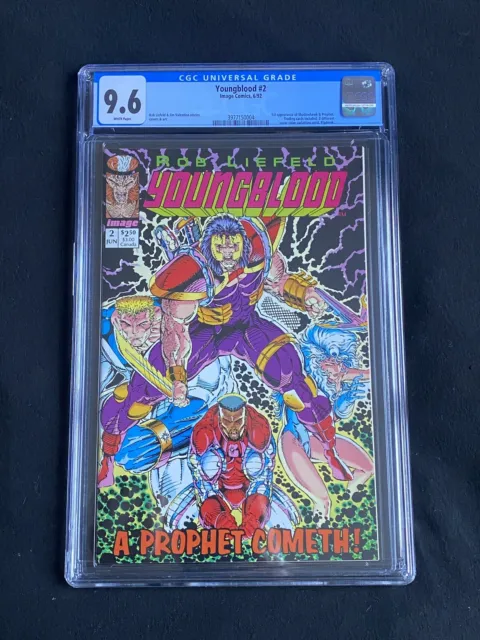 Youngblood #2 (1992) Pink Cover 1st App Shadowhawk & Prophet CGC 9.6 NM+