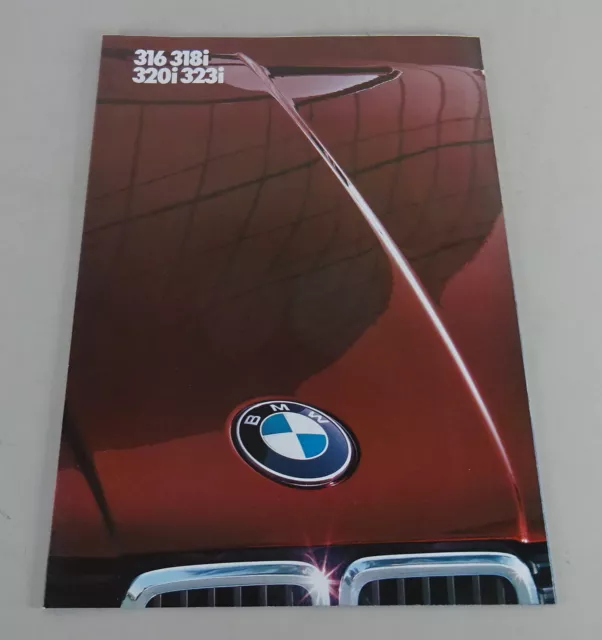 Prospectus / Brochure BMW E30 3er 316/318i/320i/323i Support 01/1983