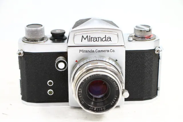 Miranda S Film Camera Soligor 5Cm F2.8 50Mm Spring Aperture 44Mm Lens Japan