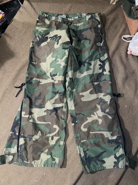 Raven INDUSTRIES MILITARY Improved Rainsuit Trousers Woodland Mens MEDIUM Reg Raven INDUSTRIES MILITARY Improved Rainsuit Trousers Woodland Mens MEDIUM Reg