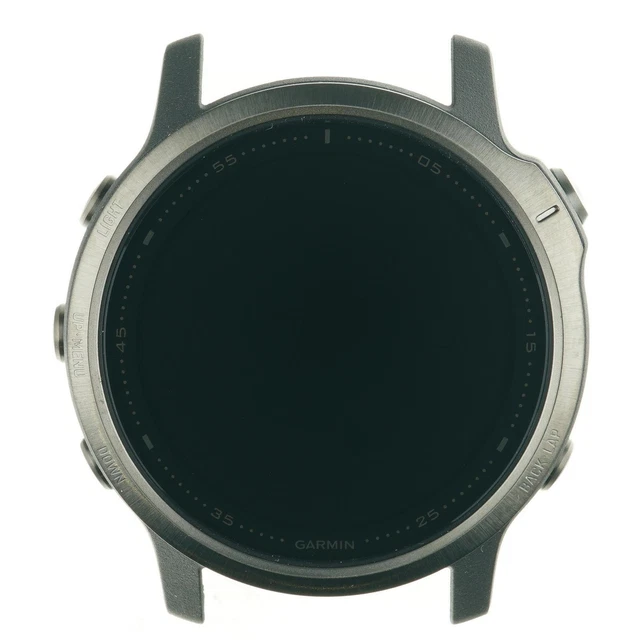 Garmin Fenix 6s (Pro) Affichage Verre Écran + Cadre Boîtier, Noir