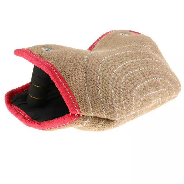 2 Handles Dogs Bite Sleeve Jute Arm Protection for Dog Puppy Training Chew