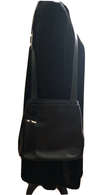 Longchamp Roseau black leather shoulder bag