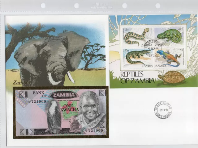 Banknotenbrief Sambia (Zambia)