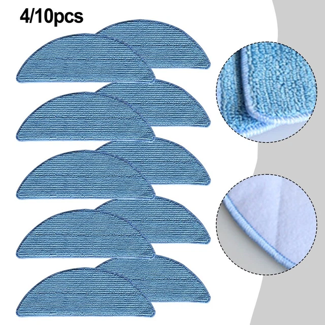 vhbw 20x compatible avec Dreame X20 Pro aspirateur robot - Lingettes tampon - tampon microfibre