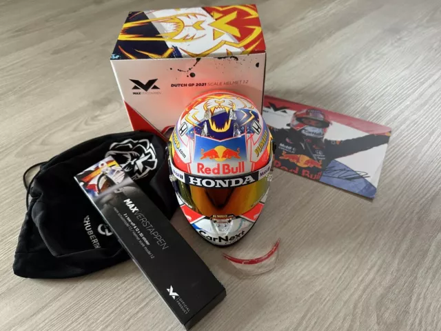 Helm Max Verstappen, Zandvoort Dutch GP 2021, Red Bull Racing, F1, sehr rar