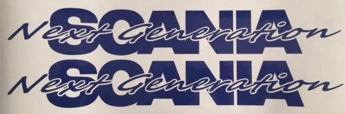 thumbnail image 2 of Next Generation Scania Window Decal / Sticker – White 2 of 6