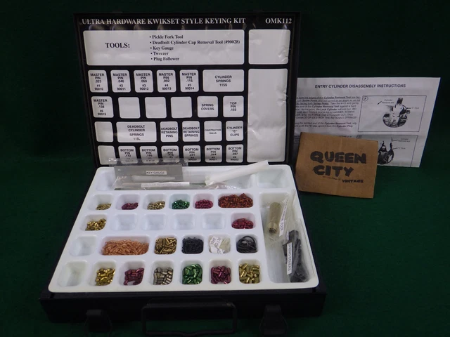 Ultra OMK112 lock rekeying/rekey/keying kit fits Kwikset locksets #3