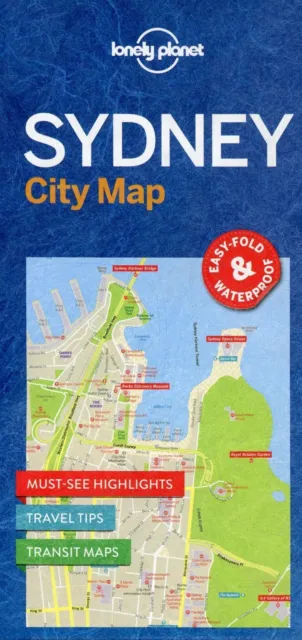 Lonely Planet Sydney City Map 1, Lonely Planet
