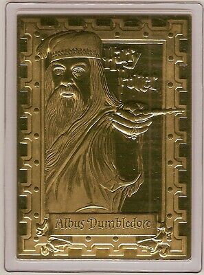 HARRY POTTER 22kt Gold Danbury Mint Card - ALBUS DUMBLEDORE