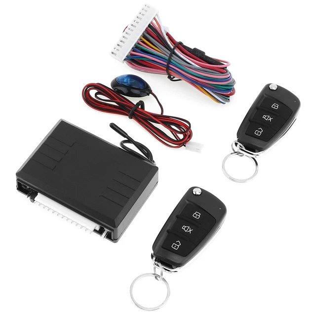 12V Car Keyless Entry Engine Start Alarm System Push Button Remote Starter Stop