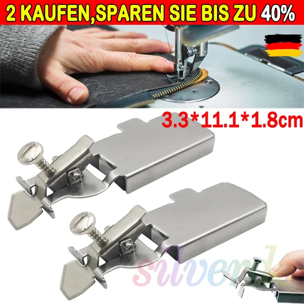 Buddy Sew magnetische Nahtführung, multifunktionale gerade Linie Saum Nählineal