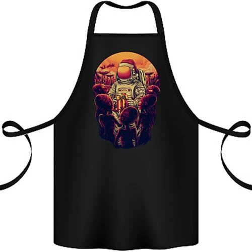 Spaceman Babbo Natale grembiule spaziale astronauta spaziale cotone 100% biologico