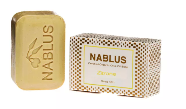 NABLUS Olivenölseife - Zitrone 100g