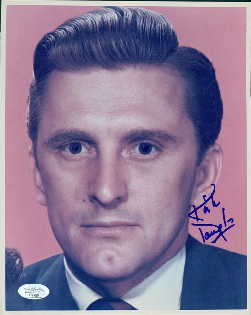Kirk Douglas Actor Signed 8x10 Glossy Photo JSA Authenticated