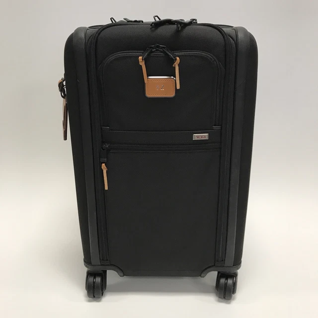 Tumi Alpha 3 22-inch Wheeled Dual Access Continental Carry-On Bag Black/ Gold