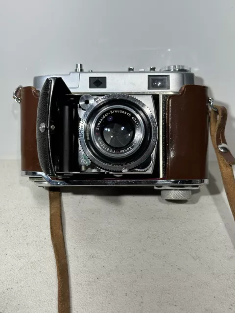 Kodak Retina Ii C Camera W/ Leather Case