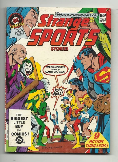 DC Special Blue Ribbon Digest #13 - Strange Sports Stories - JLA - FN+ 6.5