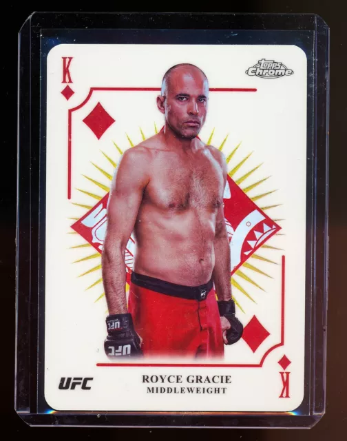 2024 TOPPS CHROME UFC ROYCE GRACIE Kings and Queens Case Hit SSP EUR 35