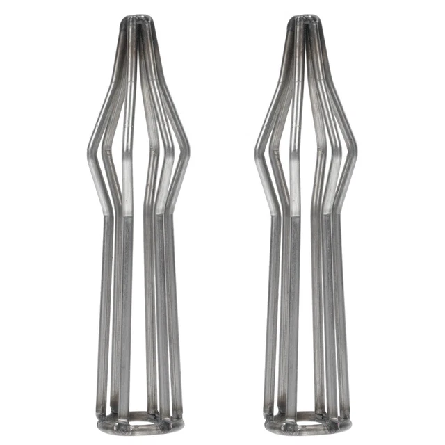 2 piezas tapones de acero de pato frito acero inoxidable soporte de pollo de cerveza Silver
